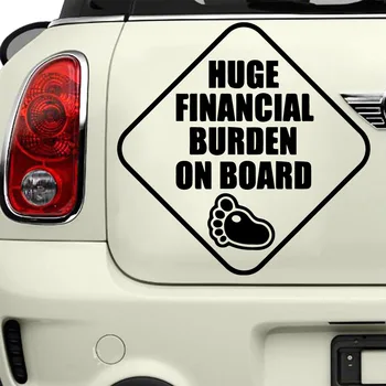 

Free shipping Baby on Board Auto Sticker Interesting Reflective Car Stickers Decals