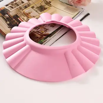 

Baby Shower Caps Shampoo Cap Wash Hair Kids Bath Visor Hats Adjustable Shield Waterproof Ear Protection Eye Children Hats Infant