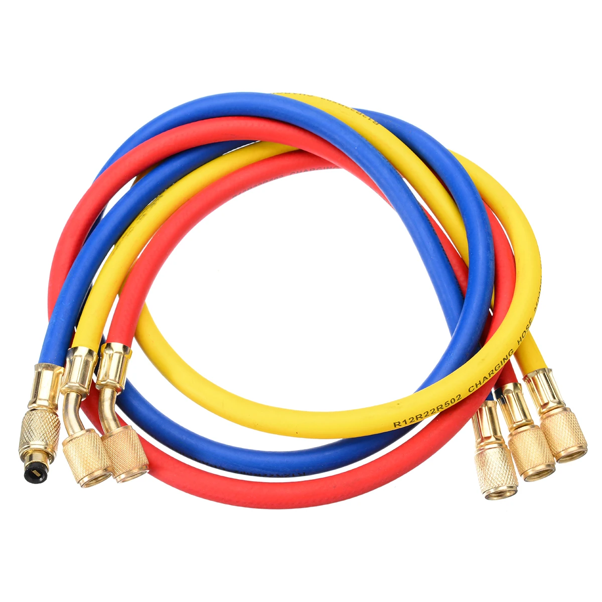 

3pcs R134a R22 R410a Refrigeration Charging Hoses 1/4" SAE Female Manifold Gauge Set For Air Conditioner