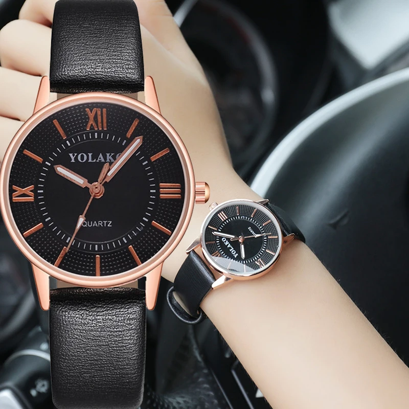

2019 Bracelet leather strap Women Watches dress Fashion/luxury quartz gold Wristwatch for gift relogio feminino Drop Shipping