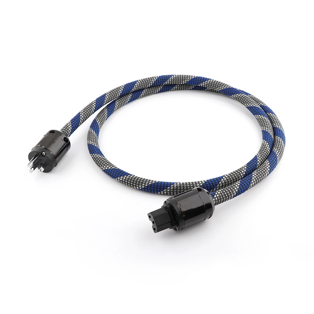 HI End US AC Power Cable 3pins US Plug Power Cord Audiophile Power Cable CD Tube amplifer headphone