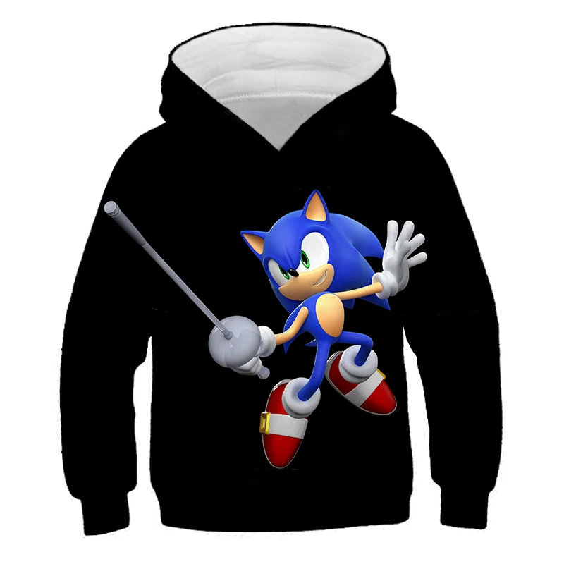 Детские толстовки Sonic the Hedgehog для девочек детская толстовка мальчиков одежда