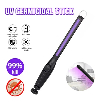

Portable Sterilize UV Light 6V USB Rechargeable Germicidal UV Lamp 30 LED Handheld Ultraviolet Disinfection Lamp Mites Killer