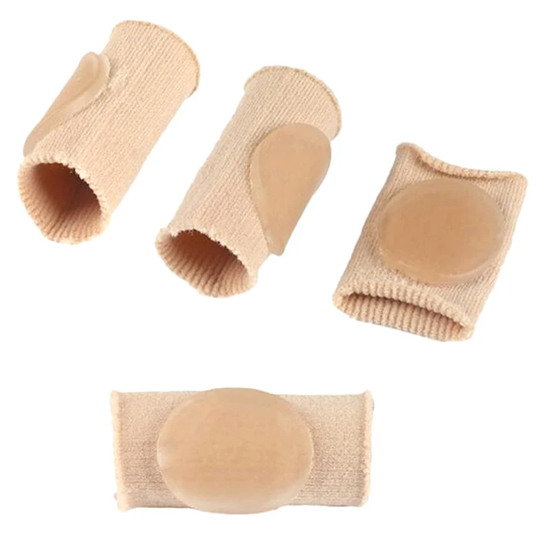 1Pc Fabric Gel Tube Bandage Foot Pain Relief Guard For Feet Care Insoles Finger & Toe Feet Protectors Health Care 3 Size