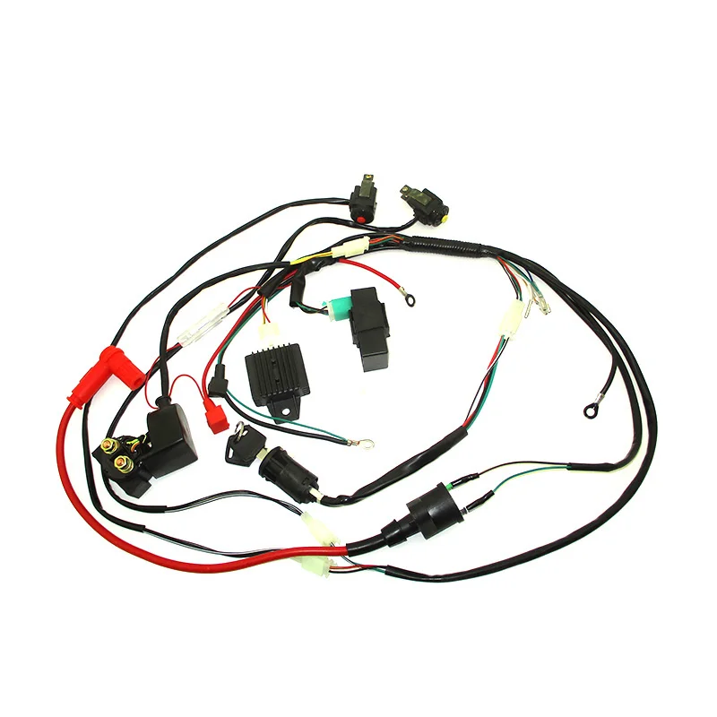 Жгут проводов CDI набор переключателей зажигания для 125 140 150 cc E-Start Pit Dirt Bike WPB Orion M2R Thumpstar Explorer Braaap DHZ SSR