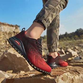 

2020 Men Lightweight Golf Shoes Large Size 48 49 50 Golf Sneakers for Men Cushion Rubber Sole Training Shoes Outdoor Grass Shoes