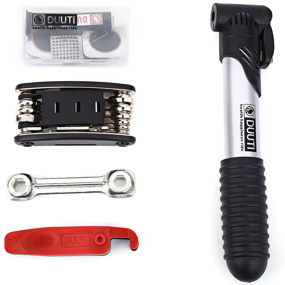 Mountain Bike Repair Kit Mountain Bike Multi-Function Repair Tool Kit All-In-One Tool Kit Portable Pump Bicycle Repair Kit