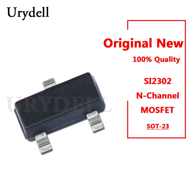 50 Uds. SI2302 A2SHB n-channel MOSFET SOT-23 nuevo y Original