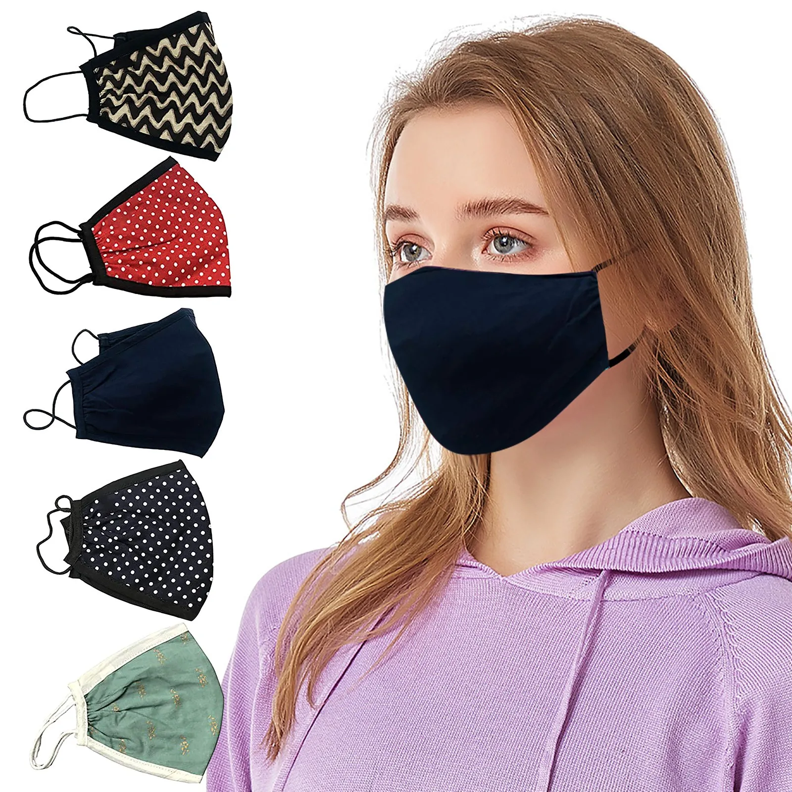 

Fast Delivery 2021 Christmas Washable Unisex Soft Face Mask Mouth Cover Masks Protective Reusable Bandage Face sunscreen Scarf