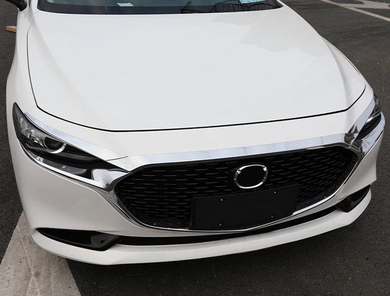 Для Mazda 3 M3 Axela передний капот решетка для губ молдинг крышка отделка бар гарнир аксессуары для автомобиля стиль