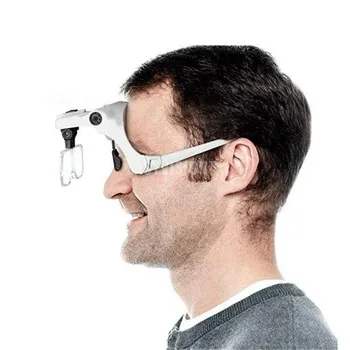 

25# Easy Vision Illuminated Head Magnifier Glasses LED Magnifying Loupe Head Mount Head-mounted magnifier convenience