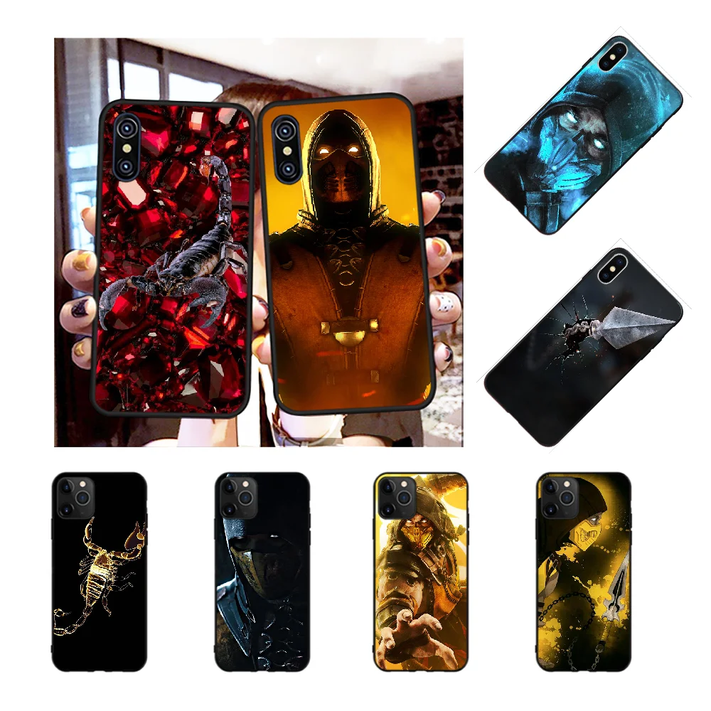 NBDRUICAI Скорпион боевой черный ТПУ мягкий чехол для телефона iPhone 11 pro XS MAX 8 7 6 6S Plus X 5S