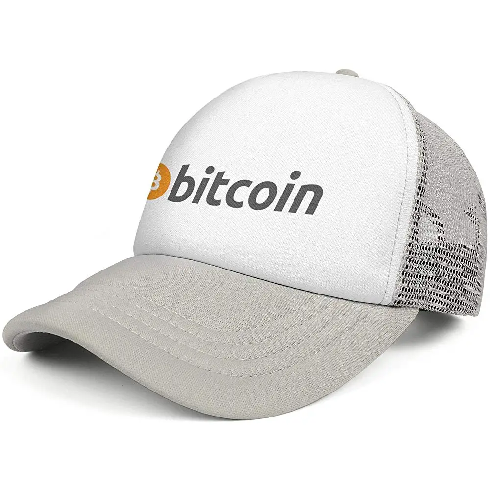 Для мужчин Bitcoin в стиле «хип-хоп» Биткоин Бейсбол Шапки Регулируемый сетчатая Кепка-тракер плоский Кепки