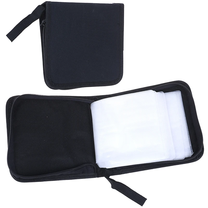 40 Disc Black Binder Carry Bag Portable Bag Oxford Cloth Durable CD DVD