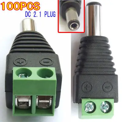 

DHL/EMS 500PC 5.5 x 2.1mm DC Power plug Terminals TO CCTV CD Notebook Surveillance Video-A8