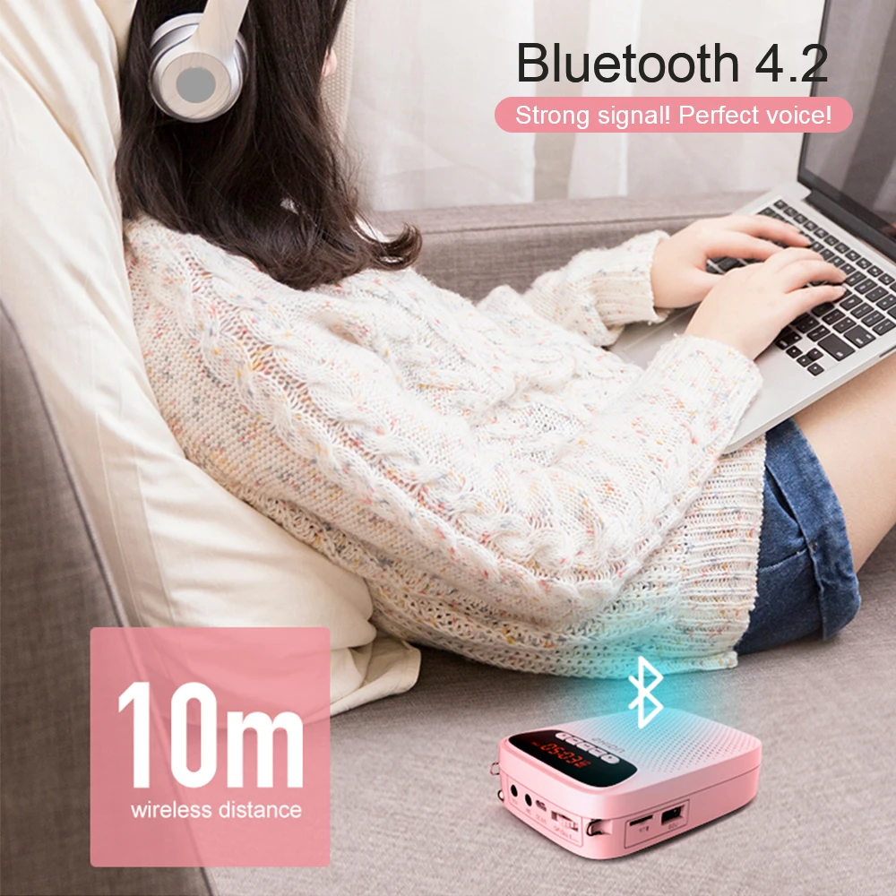 com fio microfone fm rádio aux áudio