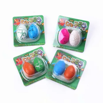 

2 Pcs Cute Magic Hatched Dinosaur Eggs Water Growing Dinosaurs Novelty Educational Toy For Kids Gifts Random