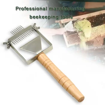 

Adjustable Double-ended Needle Balance Uncapping Honey Fork Scraper Beekeeping Tools