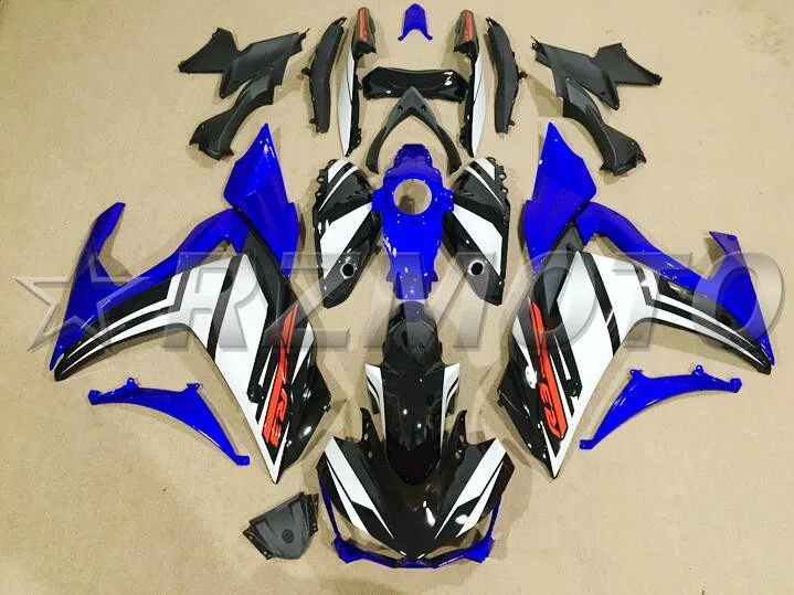 Качество OEM Новое впрыска ABS Полный комплект обтекателя, пригодный для YAMAHA R3 R25, 14, 15, 16, 17, изготовленный на заказ ; Цвет черный, синий