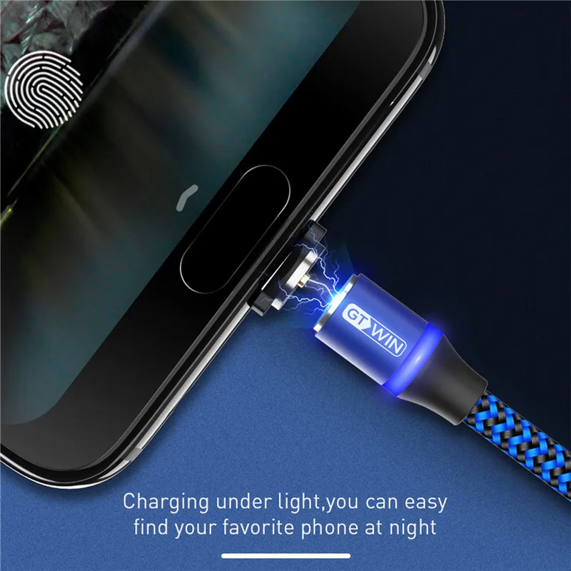 1M 2M Magnetic USB Type C Cable For Samsung Xiaomi For iPhone 11 X Micro USB Cable Fast Charging USB-C Cord Magnet Plug Cable