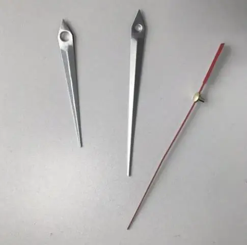 silver Высокоточный вал бесшумные настенные часы кварцевый механизм DIY настенные часы; кварцевые часы с черной/золотой/серебряной рукой - Цвет: silver