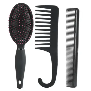 

BlueZOO 3Pcs Anti-Static Comb Hair Detangling Massage Hairdressing Styling Tool