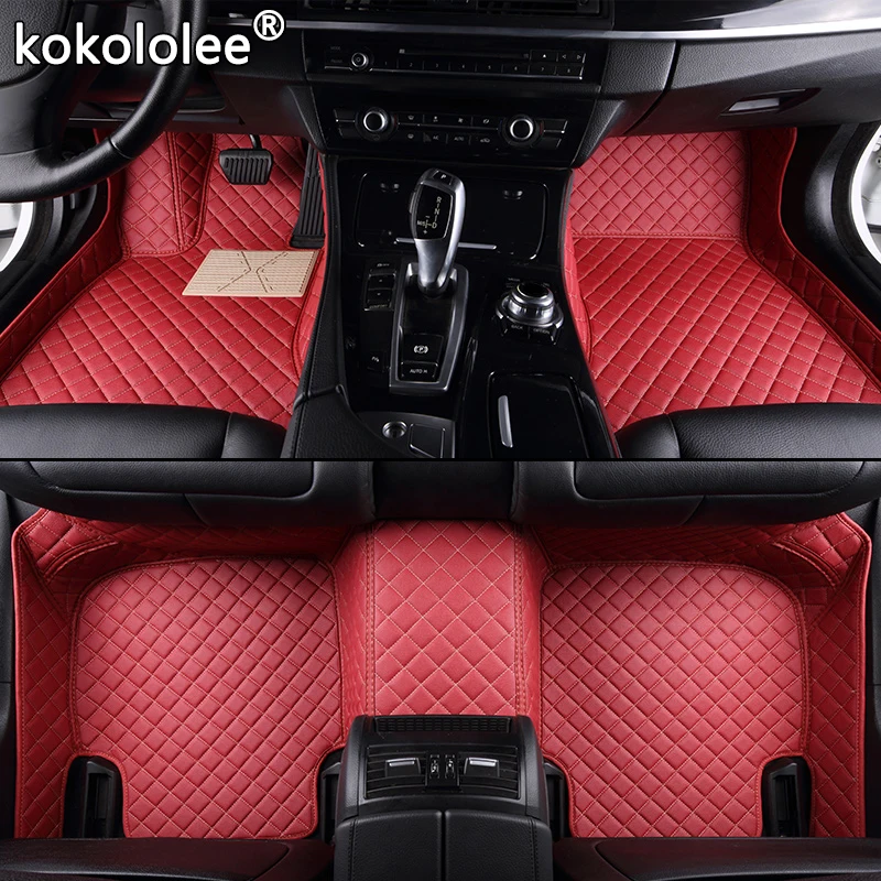 Автомобильные коврики kokololee на заказ для Porsche Cayman Macan panamera Cayenne Boxster 718 911 аксессуары