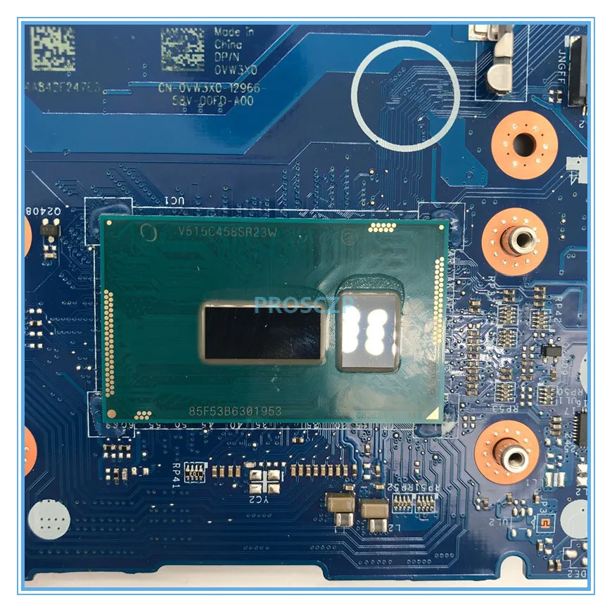 Для Inspiron 15 5548 5448 Материнская плата ноутбука CN-0VW3X0 0VW3X0 VW3X0 ZAVC1 LA-B015P с SR23W I7-5500U работает хорошо
