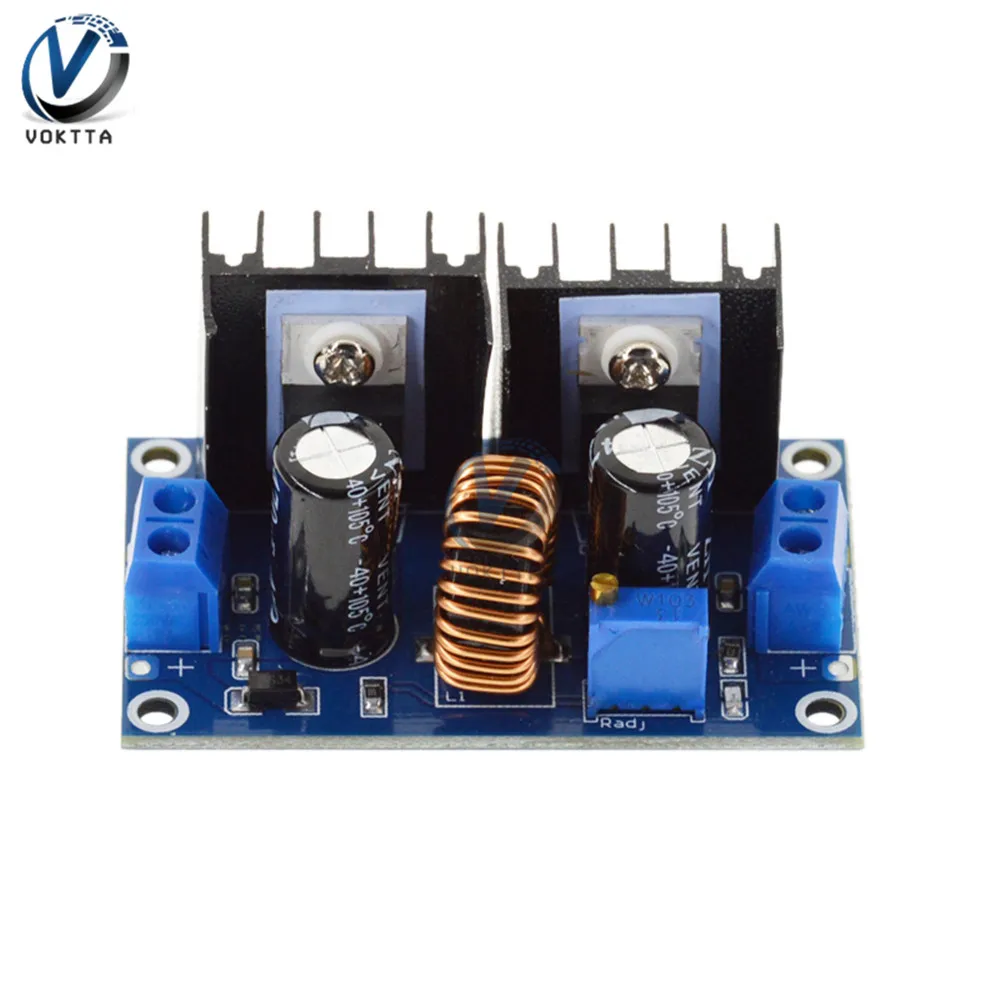 XL4016 PWM DC-DC 4-38 в до 1 25-36 180 кГц 200 Вт 8A Регулируемый понижающий преобразователь