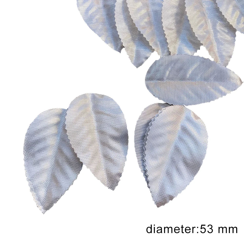 Simulate Silver Gold Green Leaves Wedding Party Decoration Christmas DIY Handmade Decorations Silk Cloth Wreaths 160pcs