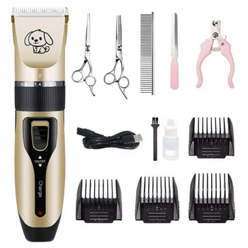 

NEW Rechargeable Pet Hair Clipper Remover Cutter Grooming Cat Dog Hair Trimmer Machine Electrical Pets Hair Cutting Low-noise