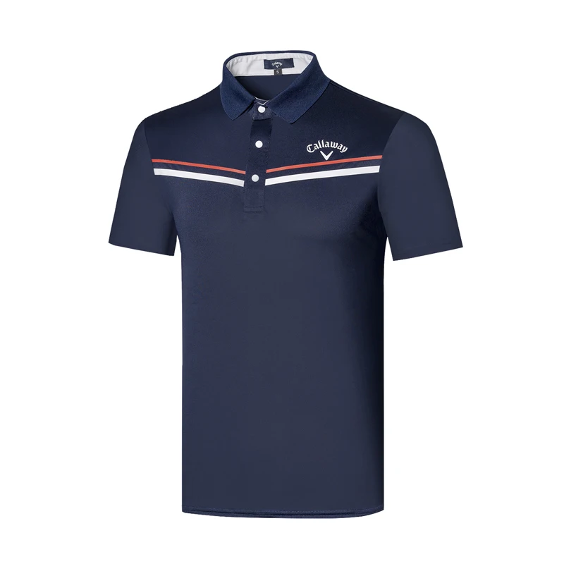 Camiseta de Golf para hombre, ropa de verano de manga corta, transpirable, secado rápido