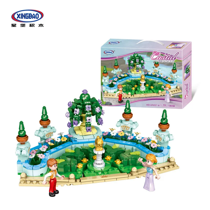

XINGBAO Building Blocks New Products GIRL'S Series Royal Garden Scene Small Particles Assembled Building Blocks CHILDREN'S Toy P