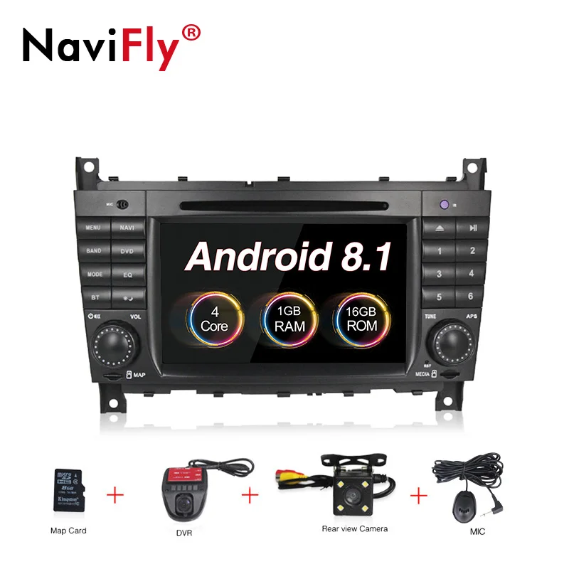 Perfect Android 8.1 Quad core HD screen car dvd player for Benz C Class W203 2004-2007 c200 CLK W209 free shipping 8G map card 0 Perfect Android 8.1 Quad core HD screen car dvd player for Benz C Class W203 2004-2007 c200 CLK W209 free shipping 8G map card 0