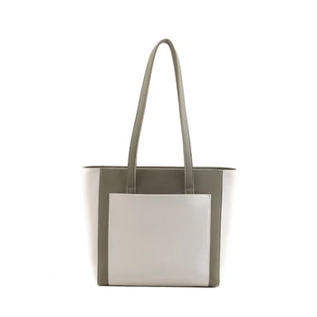 

Fashion Female Shoulder Bag Simple Temperament Woman Large Capacity Bag Pu Leather Waterproof Classic Young Lady Work Bag