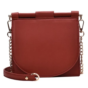 

AUAU-Unique Small Crossbody Bags for Girls Korean Style Trapezoidal Women Handbags Flap Shoulder Messenger Bags