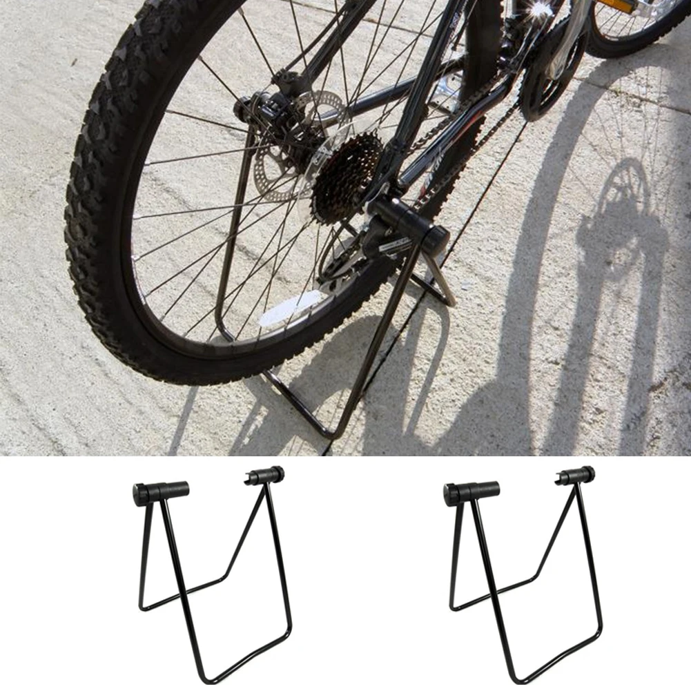 U-type Bike Cycling Support Bracket Adjustable Stand Side Bracket Fixed Gear Bicycle Alloy Parking Frame Bike Repair Rack