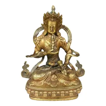 

LaoJunLu Nepal Returns Copper Gilt [Vajra Sawan] A Statue Imitation antique bronze masterpiece collection of solitary Chinese
