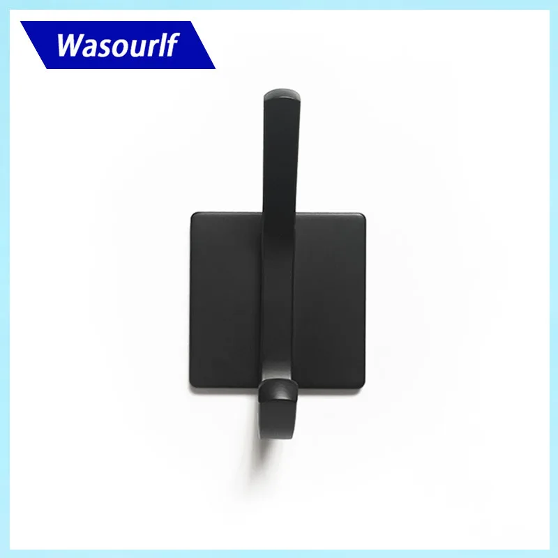 

Wasourlf Black Single Robe Hooks Brass Viscose For Towel Bathroom Hardware Bathroom Fixture Home Improvement Towel Holder