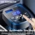Bluetooth Версия 5.0 FM-Передатчик Автомобильный Плеер Комплект Карт Автомобильное Зарядное Устройство Quick With QC3.0 Dual USB Вольтметр и AUX IN/OUT DC 12/24 В