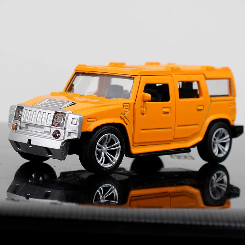Hummer SUV yellow