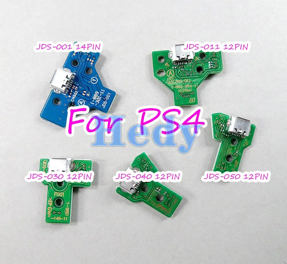 2 шт. JDS 001 011 030 040 050 для Playstation 4 контроллер зарядка через USB порт платы PS4 JDS030 JDS001 JDS011