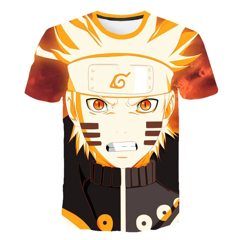 3d Print Cool Naruto Printing Pattern T Shirt Men Women Elegant