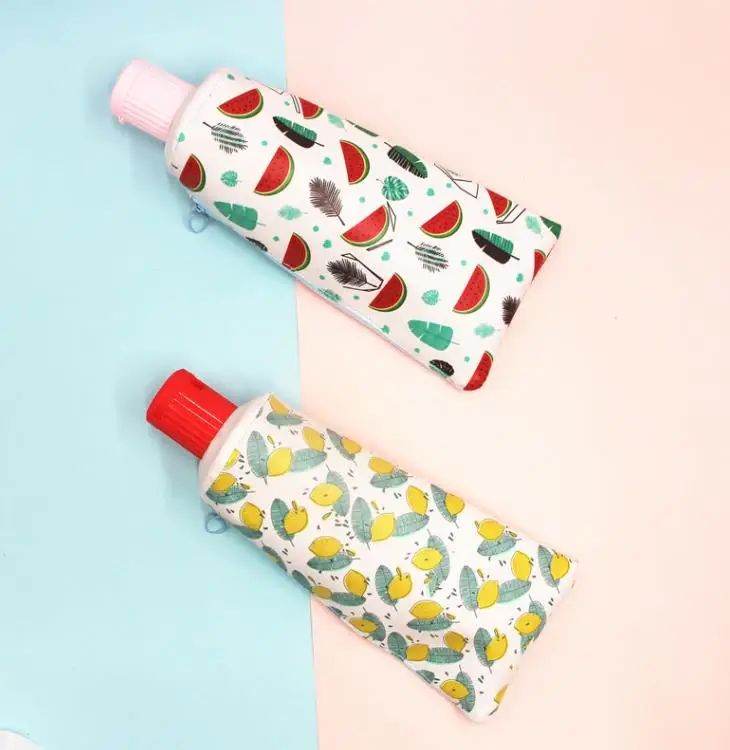Милый пенал в форме зубной пасты чехол для карандаша Sumikko Gurashi лимонный на молнии