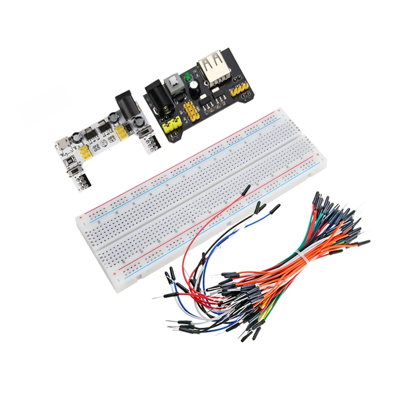 1 pçs novo MB-102 mb102 tábua de pão 830 ponto solderless pcb placa de teste desenvolver diy
