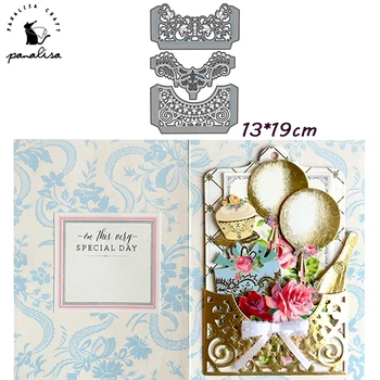 

Panalisacraft Lace Background Metal Cutting Dies Craft Dies Scrapbooking Card Making Album Embossing Stencil Die Cut Decoration