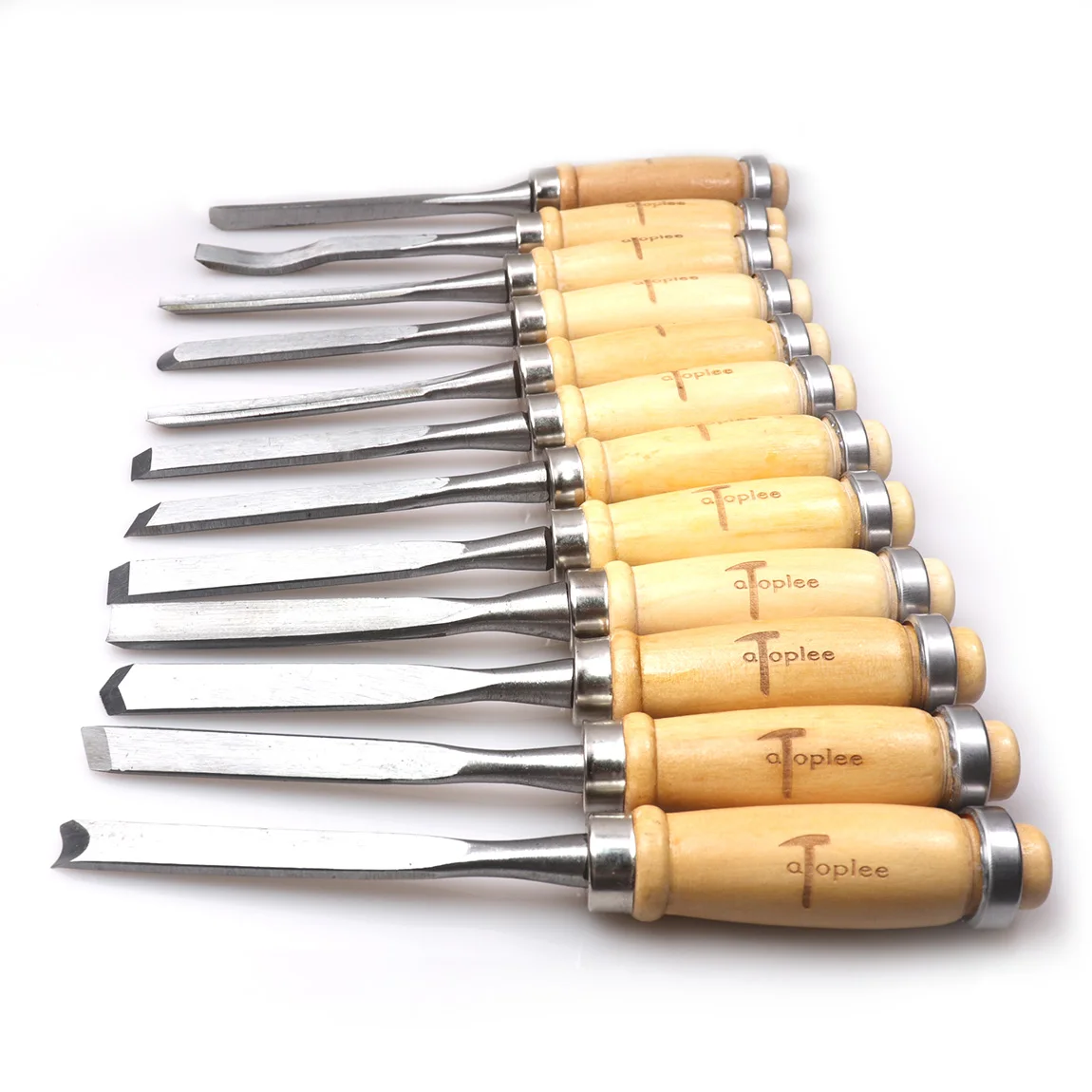 cincel profesional Juego de cinceles para madera tallado de madera bricolaje 12 unidades cuchillo para tallar madera 
