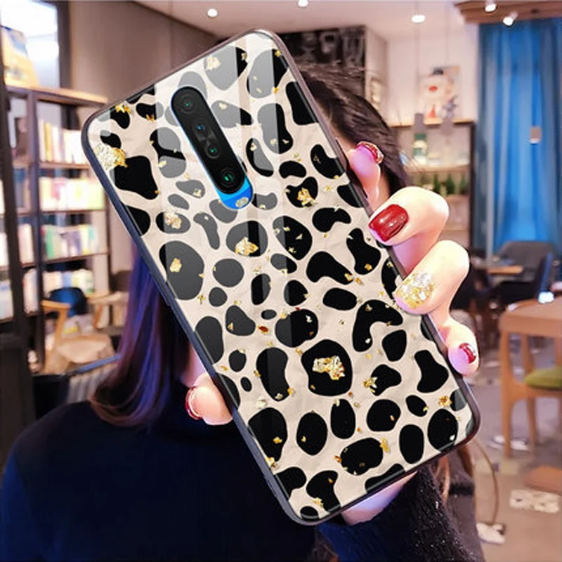 Для Xiaomi Redmi K30 чехол RedmiK30 K30pro закаленное стекло+ силиконовая рамка жесткая задняя крышка для Xiaomi Redmi K30 pro стеклянный чехол - Цвет: A5
