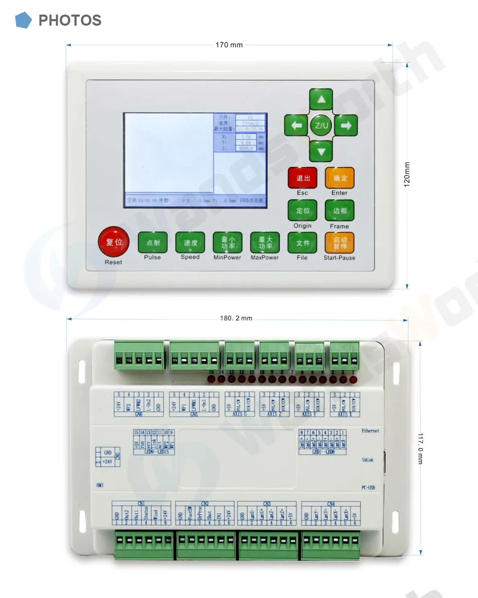 Wandsworth Ruida RD RDC6442G Co2 Laser DSP Controller for Laser Engraving and Cutting Machine RDC 6442 6442G 6442S