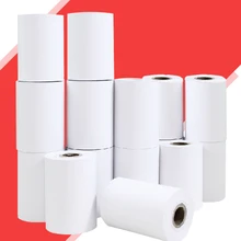 36 рулонов машина для кредитных карт термобумага многоцелевая портативная древесная целлюлоза отель прозрачный супермаркет чековый чек кассовый аппарат